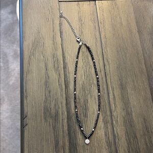 Elegant Black and Gold Beaded Necklace